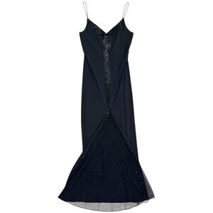 Vintage 90s Stenay Beaded Maxi Gown